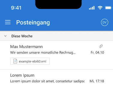 E-Rechnung per Mail-1